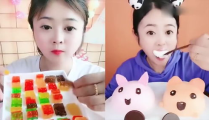 玩具吃播小姐姐小姐姐,小姐姐的趣味吃播之旅